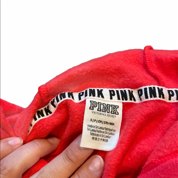 Victoria’s Secret pink crop hoodie - Picture 3 of 3